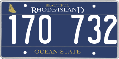 RI license plate 170732
