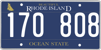 RI license plate 170808