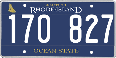 RI license plate 170827