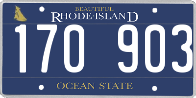 RI license plate 170903