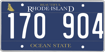 RI license plate 170904