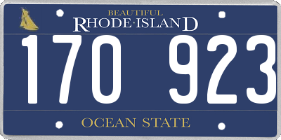 RI license plate 170923