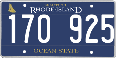 RI license plate 170925