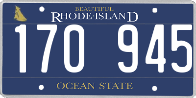 RI license plate 170945