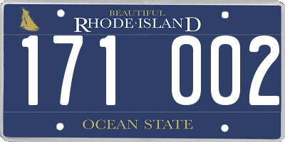 RI license plate 171002