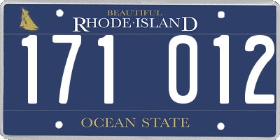 RI license plate 171012