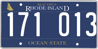 RI license plate 171013