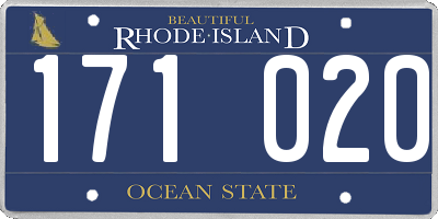 RI license plate 171020