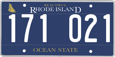 RI license plate 171021