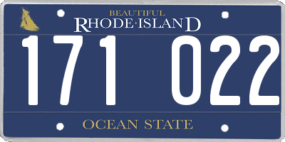 RI license plate 171022