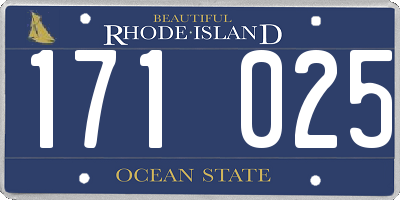 RI license plate 171025