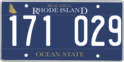 RI license plate 171029