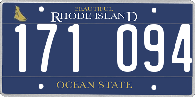RI license plate 171094