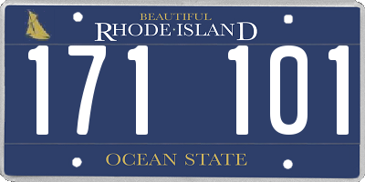 RI license plate 171101