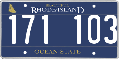 RI license plate 171103