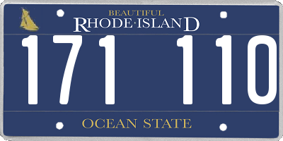 RI license plate 171110