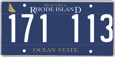 RI license plate 171113