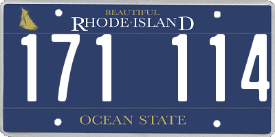 RI license plate 171114