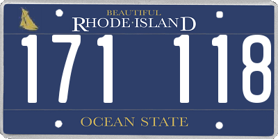 RI license plate 171118