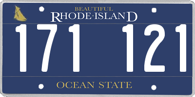 RI license plate 171121