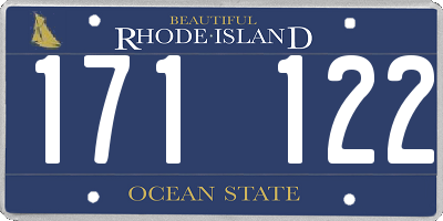 RI license plate 171122
