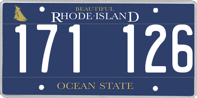 RI license plate 171126