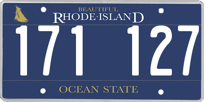 RI license plate 171127