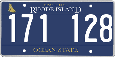 RI license plate 171128