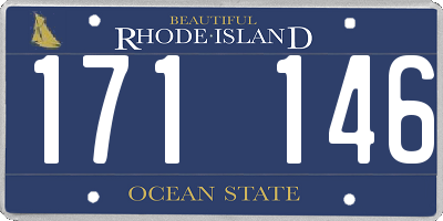RI license plate 171146