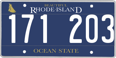 RI license plate 171203