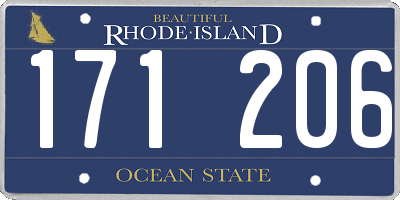 RI license plate 171206