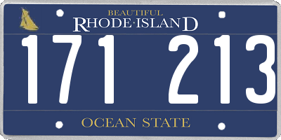 RI license plate 171213