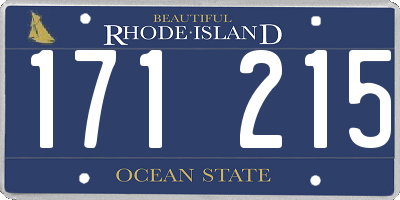 RI license plate 171215