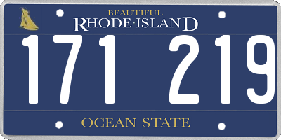 RI license plate 171219