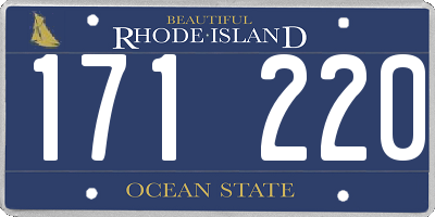 RI license plate 171220
