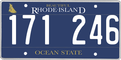 RI license plate 171246
