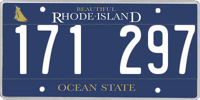 RI license plate 171297