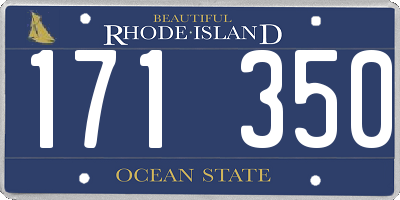 RI license plate 171350