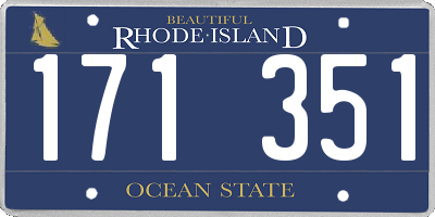 RI license plate 171351