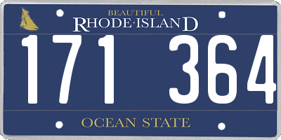 RI license plate 171364