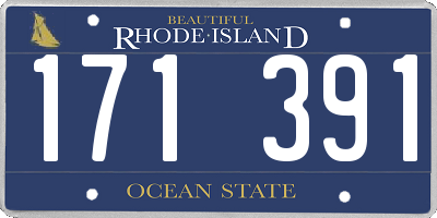 RI license plate 171391
