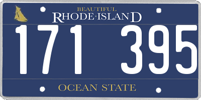 RI license plate 171395