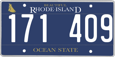 RI license plate 171409