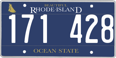 RI license plate 171428