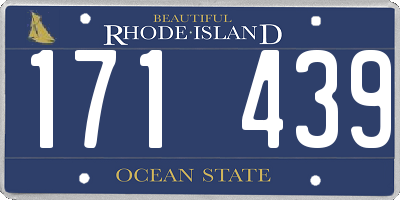 RI license plate 171439