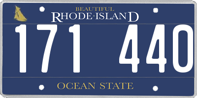 RI license plate 171440
