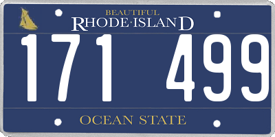 RI license plate 171499