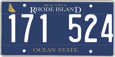 RI license plate 171524