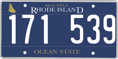 RI license plate 171539