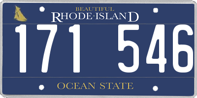 RI license plate 171546